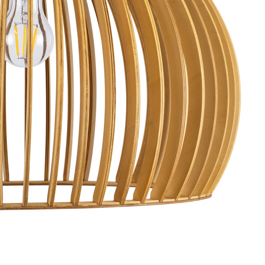 GLOBOSTAR® SCANDINAVIA  Boho Κρεμαστό Φωτιστικό Οροφής με Ντουί 1 x E27 AC 220-240V IP20 - Μπεζ - Μ44 x Π44 x Υ28cm