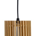 GLOBOSTAR® SCANDINAVIA  Boho Κρεμαστό Φωτιστικό Οροφής με Ντουί 1 x E27 AC 220-240V IP20 - Μπεζ - Μ25 x Π25 x Υ45cm