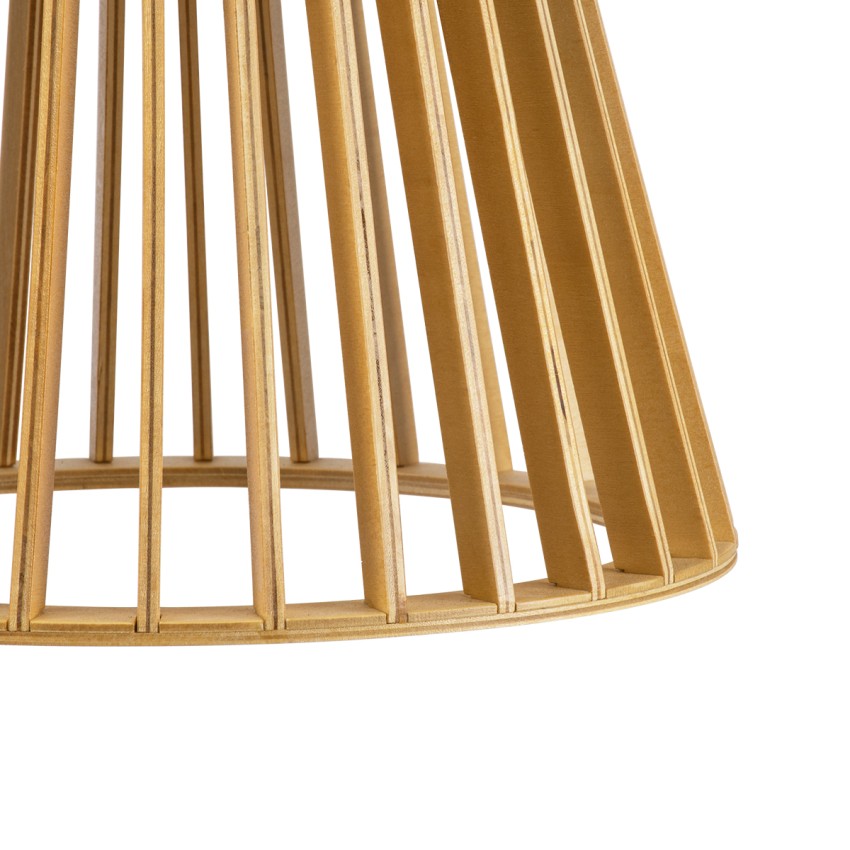 GLOBOSTAR® SCANDINAVIA  Boho Κρεμαστό Φωτιστικό Οροφής με Ντουί 1 x E27 AC 220-240V IP20 - Μπεζ - Μ25 x Π25 x Υ45cm