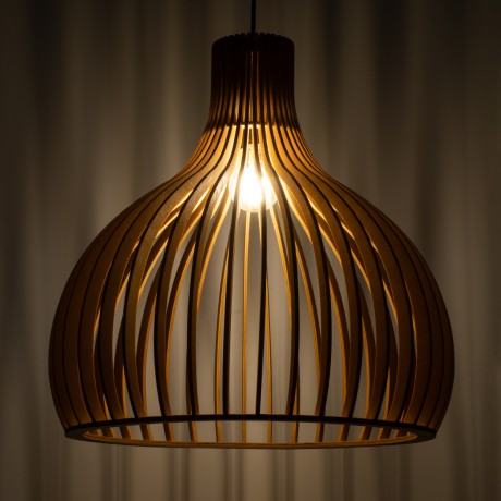 GLOBOSTAR® SCANDINAVIA  Boho Κρεμαστό Φωτιστικό Οροφής με Ντουί 1 x E27 AC 220-240V IP20 - Μπεζ - Μ45 x Π45 x Υ45cm