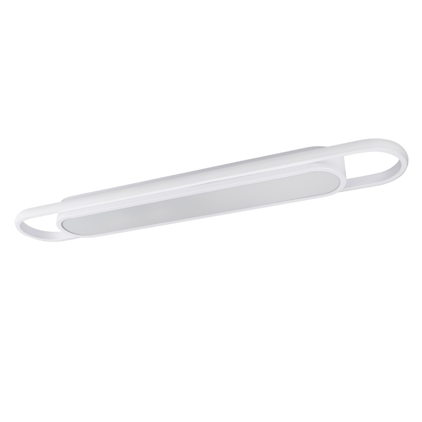 GLOBOSTAR® IGOR  Μοντέρνο Φωτιστικό Οροφής LED 48W 5760lm 210° AC 220-240V IP20 Ρυθμιζόμενο Λευκό CCT με On/Off 2700K/4500K/6000K - Lumileds SMD Chip - Λευκό Ματ - Μ81 x Π13 x Υ4.5cm
