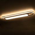 GLOBOSTAR® IGOR  Μοντέρνο Φωτιστικό Οροφής LED 48W 5760lm 210° AC 220-240V IP20 Ρυθμιζόμενο Λευκό CCT με On/Off 2700K/4500K/6000K - Lumileds SMD Chip - Λευκό Ματ - Μ81 x Π13 x Υ4.5cm