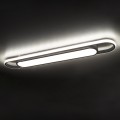 GLOBOSTAR® IGOR  Μοντέρνο Φωτιστικό Οροφής LED 48W 5760lm 210° AC 220-240V IP20 Ρυθμιζόμενο Λευκό CCT με On/Off 2700K/4500K/6000K - Lumileds SMD Chip - Λευκό Ματ - Μ81 x Π13 x Υ4.5cm