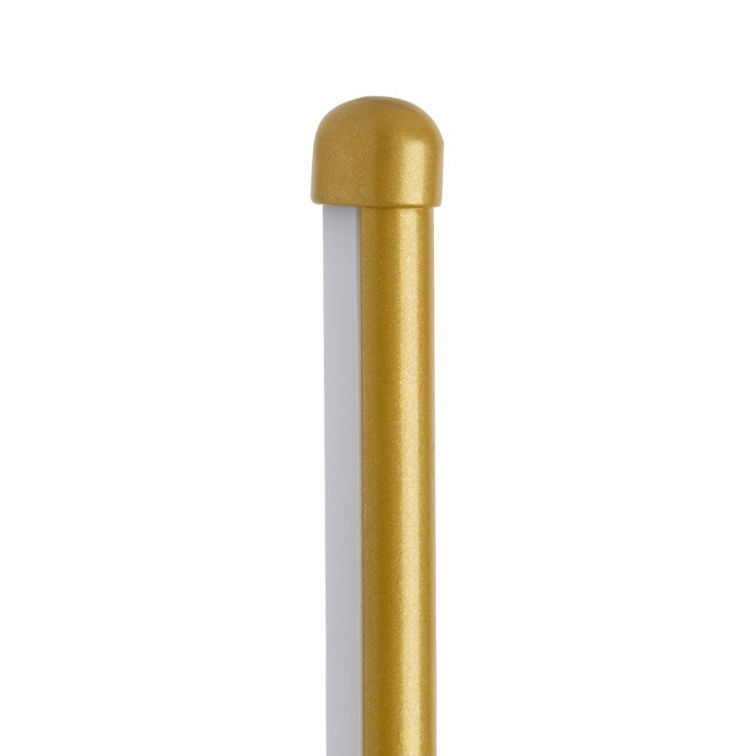 HARLEM  Φωτιστικό Τοίχου - Απλίκα Design LED CCT 9W 1080lm 120° AC 220-240V - Εναλλαγή Φωτισμού μέσω Διακόπτη On/Off All In One Ψυχρό 6000k+Φυσικό 4500k+Θερμό 2700k Μ5 x Π4 x Υ60cm - Χρυσό
