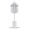 PENCASE  Μοντέρνο Επιτραπέζιο Φωτιστικό Γραφείου - Πορτατίφ - Μονόφωτο 1 x E27 Λευκό Μεταλλικό Καμπάνα με Διακόπτη On/Off - Μολυβοθήκη & Βάση Τηλεφώνου - L12 x W15 x H38cm