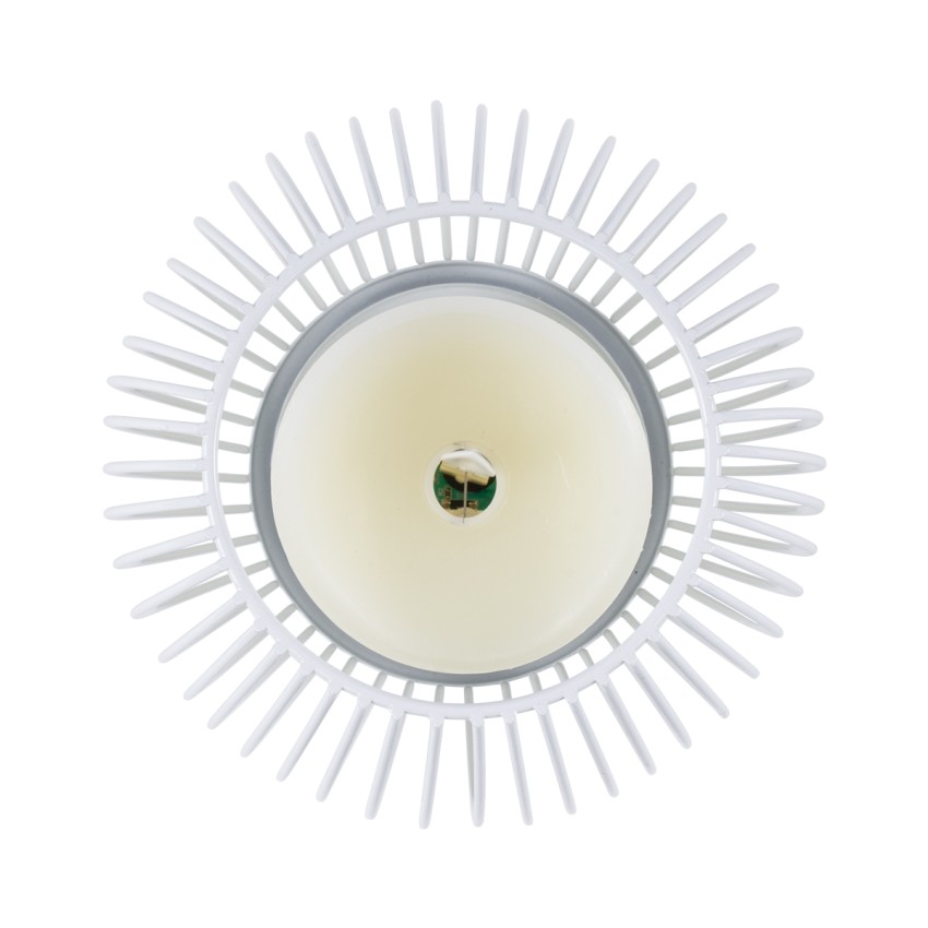 CANDLE  Διακοσμητικό Realistic Κερί με LED Εφέ Κινούμενης Φλόγας - Μπαταρίας 2 x AA (Δεν Συμπεριλαμβάνονται) & Ασύρματο Χειριστήριο IR Θερμό Λευκό 2700K Dimmable Λευκό Φ14 x Υ16cm