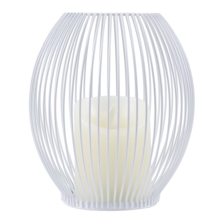 CANDLE  Διακοσμητικό Realistic Κερί με LED Εφέ Κινούμενης Φλόγας - Μπαταρίας 2 x AA (Δεν Συμπεριλαμβάνονται) & Ασύρματο Χειριστήριο IR Θερμό Λευκό 2700K Dimmable Λευκό Φ16 x Υ18cm