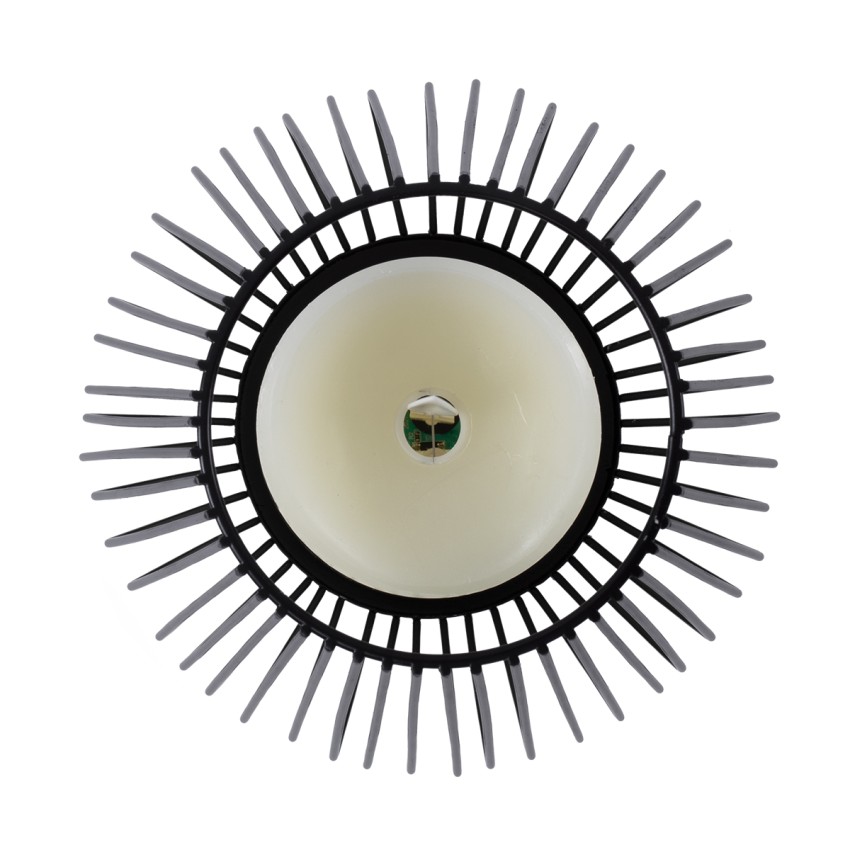 CANDLE  Διακοσμητικό Realistic Κερί με LED Εφέ Κινούμενης Φλόγας - Μπαταρίας 2 x AA (Δεν Συμπεριλαμβάνονται) & Ασύρματο Χειριστήριο IR Θερμό Λευκό 2700K Dimmable Μαύρο Φ16 x Υ18cm