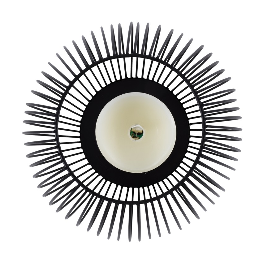 CANDLE  Διακοσμητικό Realistic Κερί με LED Εφέ Κινούμενης Φλόγας - Μπαταρίας 2 x AA (Δεν Συμπεριλαμβάνονται) & Ασύρματο Χειριστήριο IR Θερμό Λευκό 2700K Dimmable Μαύρο Φ19 x Υ24cm