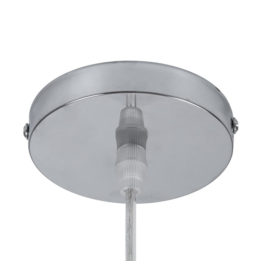 GLOBOSTAR® ARCHIPELAGO  Boho Κρεμαστό Φωτιστικό Οροφής με Ντουί 1 x E27 AC 220-240V IP20 - Μπεζ - Μ40 x Π40 x Υ63cm
