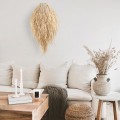 GLOBOSTAR® ARCHIPELAGO  Boho Κρεμαστό Φωτιστικό Οροφής με Ντουί 1 x E27 AC 220-240V IP20 - Μπεζ - Μ40 x Π40 x Υ63cm