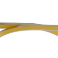 GLOBOSTAR® ROME  Μοντέρνο Κρεμαστό Φωτιστικό Οροφής LED 24W 2640lm 200° AC 220-240V IP20 Ρυθμιζόμενο Λευκό CCT με On/Off 2700K/4500K/6000K - Lumileds SMD Chip - Χρυσό Βούρτσας - Μ65.5 x Π4 x Υ33cm
