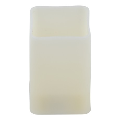CANDLE  ΣΕΤ 12 x Διακοσμητικά Realistic Κεράκια με LED Εφέ Κινούμενης Φλόγας - Μπαταρίας 12 x CR2032 Θερμό Λευκό 2700K Μπεζ L3.7 x W3.7 x H5.5cm