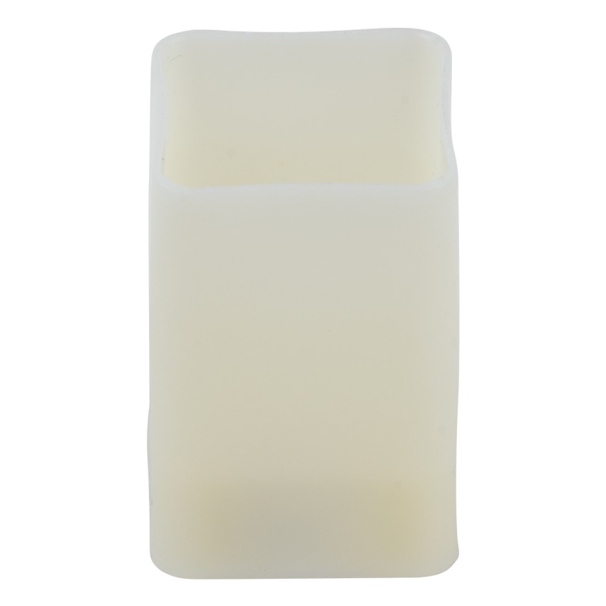 CANDLE  ΣΕΤ 12 x Διακοσμητικά Realistic Κεράκια με LED Εφέ Κινούμενης Φλόγας - Μπαταρίας 12 x CR2032 Θερμό Λευκό 2700K Μπεζ L3.7 x W3.7 x H5.5cm