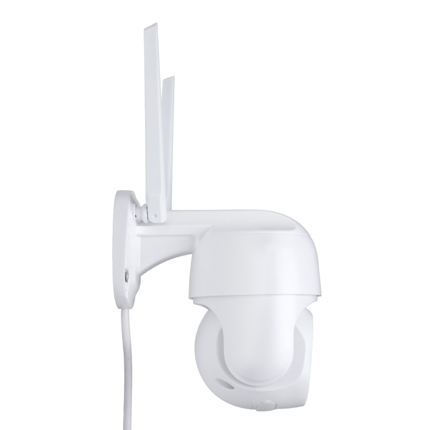 Ασύρματο Καταγραφικό με Οθόνη - 4 x Camera 2MP 1080P WiFi  360° Μοιρών - Αδιάβροχο IP66 - Νυχτερινή Όραση με LED IR - Διπλή Κατέυθυνση Ομιλίας - Ανιχνευτή Κίνησης - Νυχτερινή Λήψη - Λευκό