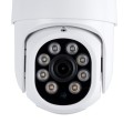 Ασύρματο Καταγραφικό με Οθόνη - 4 x Camera 2MP 1080P WiFi  360° Μοιρών - Αδιάβροχο IP66 - Νυχτερινή Όραση με LED IR - Διπλή Κατέυθυνση Ομιλίας - Ανιχνευτή Κίνησης - Νυχτερινή Λήψη - Λευκό