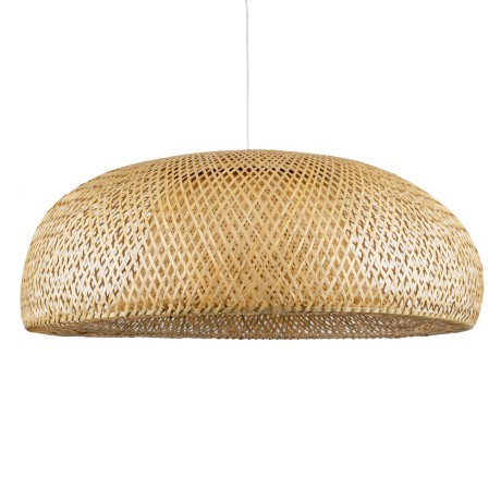 GLOBOSTAR® SAN TROPEZ  Boho Κρεμαστό Φωτιστικό Οροφής με Ντουί 1 x E27 AC 220-240V IP20 - Μπεζ - Μ100 x Π100 x Y35cm