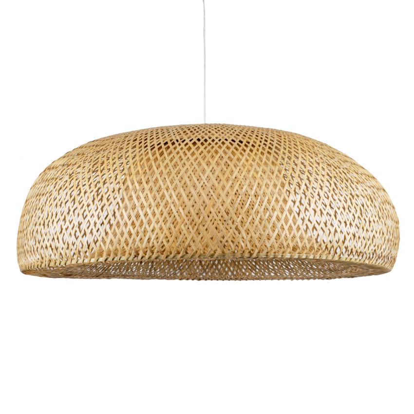 GLOBOSTAR® SAN TROPEZ  Boho Κρεμαστό Φωτιστικό Οροφής με Ντουί 1 x E27 AC 220-240V IP20 - Μπεζ - Μ100 x Π100 x Y35cm