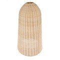 FAROL  Boho Κρεμαστό Φωτιστικό Καμπάνα Μονόφωτο 1 x E27 IP20 Μπεζ Ξύλο - Μ60 x Π60 x Y100cm