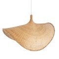GLOBOSTAR® CUBA  Boho Κρεμαστό Φωτιστικό Οροφής με Ντουί 1 x E27 AC 220-240V IP20 - Μπεζ - Μ100 x Π100 x Υ55cm