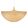 GLOBOSTAR® CUBA  Boho Κρεμαστό Φωτιστικό Οροφής με Ντουί 1 x E27 AC 220-240V IP20 - Μπεζ - Μ100 x Π100 x Υ55cm