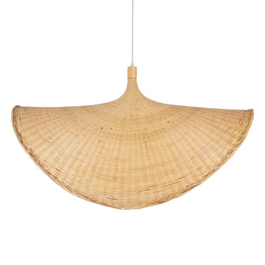 GLOBOSTAR® CUBA  Boho Κρεμαστό Φωτιστικό Οροφής με Ντουί 1 x E27 AC 220-240V IP20 - Μπεζ - Μ100 x Π100 x Υ55cm