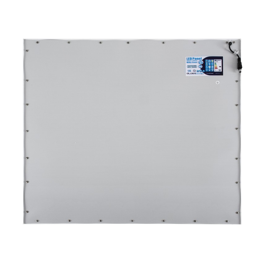 Χωνευτό LED Panel Milky Super Slim 60x60cm 48W 4320lm 120° CRI≥80Ra UGR<19 AC 220-240V IP20 Μ60 x Π60 x Υ1.5cm - Θερμό Λευκό 2700K - TÜV Certified Driver