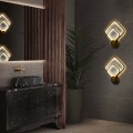 ANNA  Φωτιστικό Τοίχου - Απλίκα Design LED CCT 15W 1800lm 300° AC 220-240V - Εναλλαγή Φωτισμού μέσω Διακόπτη On/Off All In One Ψυχρό 6000k+Φυσικό 4500k+Θερμό 2700k Μ25 x Π8 x Υ30cm - Μαύρο