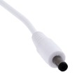 GLOBOSTAR® STRIPDC  Ταχυσύνδεσμος DC Jack 5.5x2.1mm Θηλυκός σε Αρσενικό με Διακόπτη On/Off IP20 - Λευκό - Μ185 x Π1.9 x Υ1.5cm