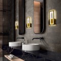TIARA  Φωτιστικό Τοίχου - Απλίκα Design LED CCT 12W 1440lm 360° AC 220-240V - Εναλλαγή Φωτισμού μέσω Διακόπτη On/Off All In One Ψυχρό 6000k+Φυσικό 4500k+Θερμό 2700k Μ12.5 x Π4 x Υ32cm - Μαύρο