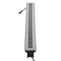 GLOBOSTAR® UNDERGROUND-REMVI  Χωνευτή Μπάρα Φωτισμού Wall Washer LED 24W 2040lm 10° DC 24V Αδιάβροχο IP68 RGBW Dimmable DMX512 - Ανοξείδωτο Ατσάλι 304 - Μ100 x Π9 x Υ7.2cm/ Q98.2 x 7.6cm