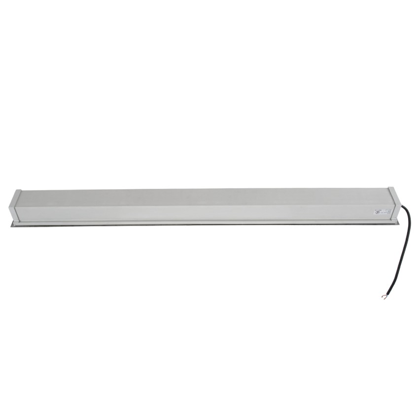 UNDERGROUND-PASSAGGIO  Χωνευτό Φωτιστικό Wall Washer Δαπέδου LED 24W 2160lm 10° DC 24V Αδιάβροχο IP68 με Ρυθμιζόμενη Γωνία Φωτισμού L108 x W9 x H7.5cm Θερμό Λευκό 2700K - Ανοξείδωτο Ατσάλι