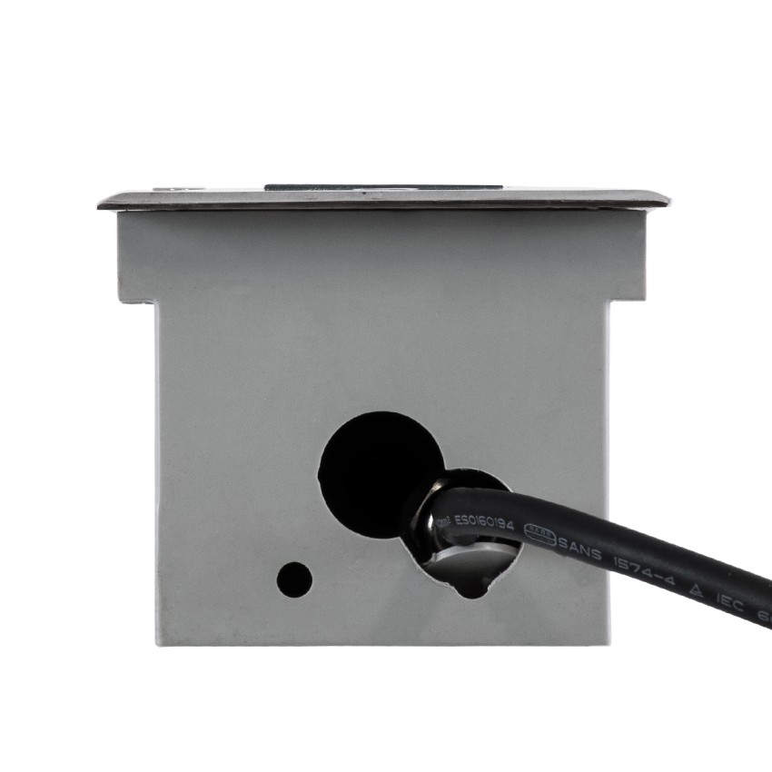 UNDERGROUND-PASSAGGIO  Χωνευτό Φωτιστικό Wall Washer Δαπέδου LED 24W 2160lm 10° DC 24V Αδιάβροχο IP68 με Ρυθμιζόμενη Γωνία Φωτισμού L108 x W9 x H7.5cm Θερμό Λευκό 2700K - Ανοξείδωτο Ατσάλι