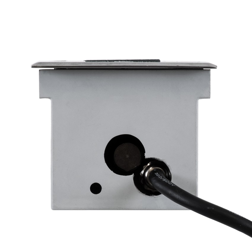 UNDERGROUND-PASSAGGIO  Χωνευτό Φωτιστικό Wall Washer Δαπέδου LED 24W 2040lm 10° DC 24V Αδιάβροχο IP68 με Ρυθμιζόμενη Γωνία Φωτισμού L108 x W9 x H7.5cm RGBW DMX512 - Ανοξείδωτο Ατσάλι