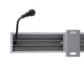 GLOBOSTAR® WASHER-GAIA  Μπάρα Φωτισμού Wall Washer LED 144W 12240lm 10° DC 24V Αδιάβροχο IP67 Πολύχρωμο RGBW DMX512 Dimmable - Ασημί - Μ100 x Π7.3 x Υ4.3cm
