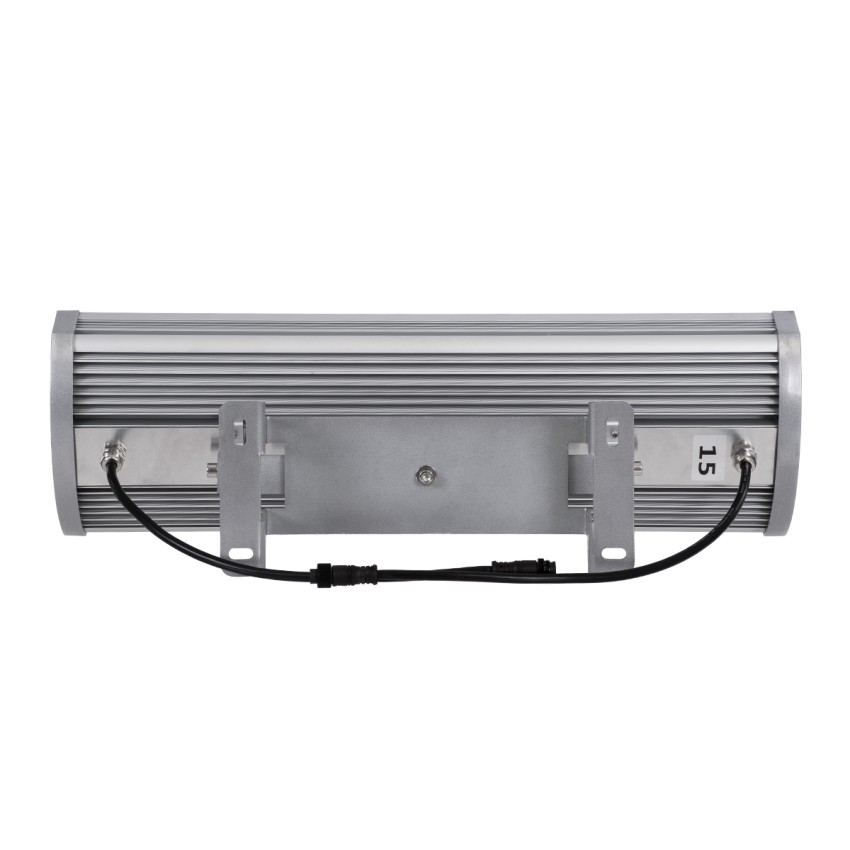 FLOOD-TENA  Προβολέας Wall Washer για Φωτισμό Κτιρίων LED 144W 12240lm 10° DC 24V Αδιάβροχο IP65 L57 x W18 x H19.5cm RGBW DMX512 - Ασημί