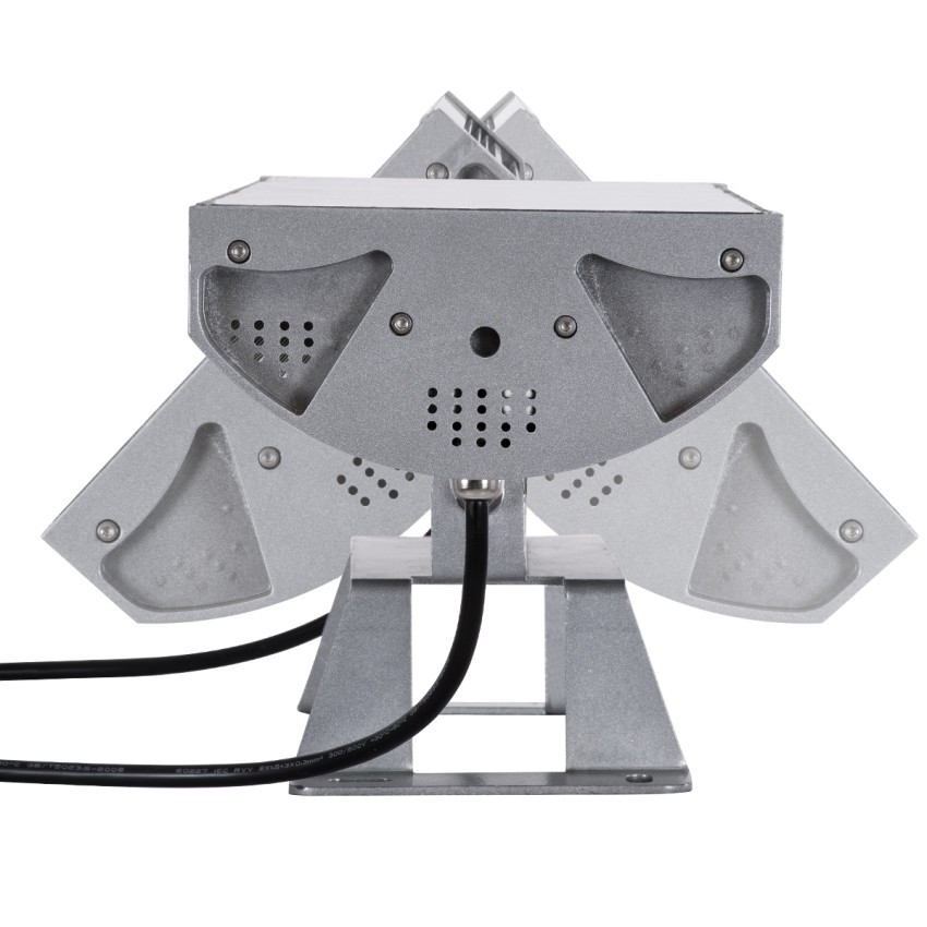 FLOOD-TENA  Προβολέας Wall Washer για Φωτισμό Κτιρίων LED 144W 12240lm 10° DC 24V Αδιάβροχο IP65 L57 x W18 x H19.5cm RGBW DMX512 - Ασημί