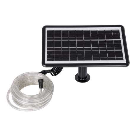 Αυτόνομο Ηλιακό Σετ Φωτοσωλήνα 10m LED 11W 770lm με Ενσωματωμένη Μπαταρία 10000mAh - Φωτοβολταϊκό Πάνελ & Αισθητήρα Ημέρας-Νύχτας Αδιάβροχο IP65 - Θερμό Λευκό 3000K