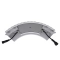 GLOBOSTAR® TREELIGHT-JINA  Κυρτή Μπάρα Φωτισμού Wall Washer για Φυτά - Δέντρα LED 18W 1530lm 10° DC 24V Αδιάβροχο IP65 Πορτοκαλί 2200K Dimmable - Γκρι Ανθρακί - Μ29 x Π11 x Υ10.5cm