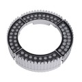 GLOBOSTAR® TREELIGHT-JINA  Κυρτή Μπάρα Φωτισμού Wall Washer για Φυτά - Δέντρα LED 18W 1530lm 10° DC 24V Αδιάβροχο IP65 Πορτοκαλί 2200K Dimmable - Γκρι Ανθρακί - Μ29 x Π11 x Υ10.5cm