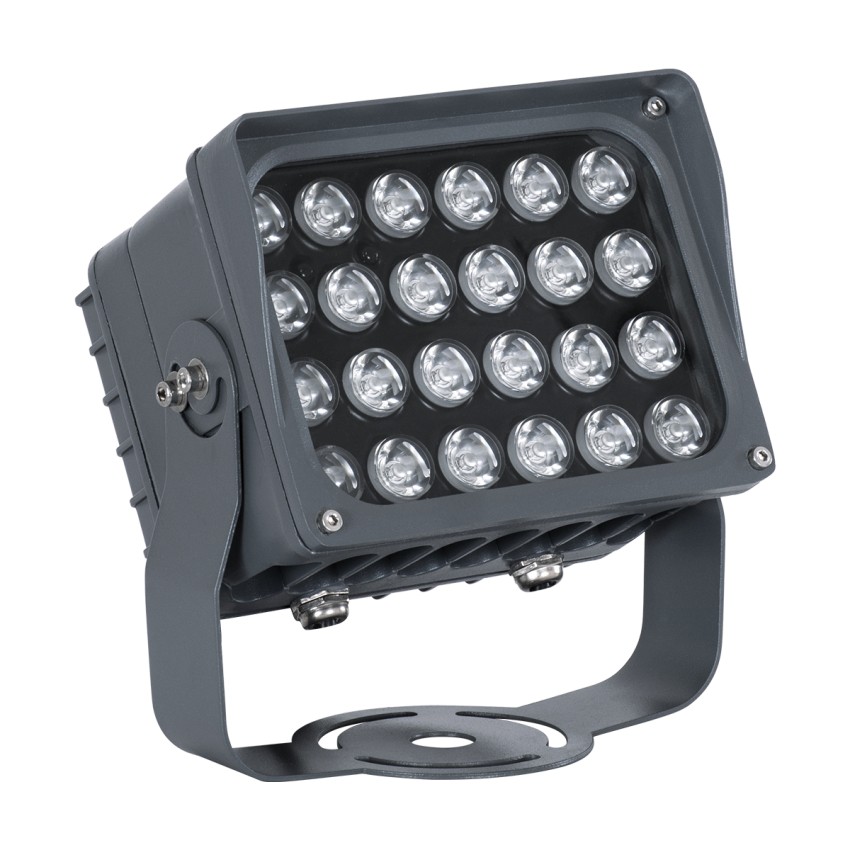 GLOBOSTAR® FLOOD-XENA  Προβολέας Σποτ Wall Washer με Αντιθαμβωτική Γρίλια LED 48W 4080lm 10° DC 24V Αδιάβροχο IP65 RGBW DMX512 Dimmable - Γκρι Ανθρακί - Μ17.5 x Π12.5 x Υ18cm GLOBOSTAR® FLOOD-XENA  Προβολέας Σποτ Wall Washer με Αντιθαμβωτική Γρίλια LED 48W 4080lm 10° DC 24V Αδιάβροχο IP65 RGBW DMX512 Dimmable - Γκρι Ανθρακί - Μ17.5 x Π12.5 x Υ18cm