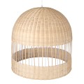 GLOBOSTAR® LUCIA  Boho Κρεμαστό Φωτιστικό Οροφής με Ντουί 1 x E27 AC 220-240V IP20 - Μπεζ - Μ60 x Π60 x Y60cm