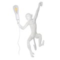 GLOBOSTAR® APES  Μοντέρνο Φωτιστικό Τοίχου - Απλίκα με Ντουί 1 x E27 AC 220-240V IP20 - Μαύρο - Μ34 x Π31 x Υ61cm