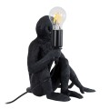 GLOBOSTAR® APES  Μοντέρνο Επιτραπέζιο Φωτιστικό Πορτατίφ με Ντουί 1 x E27 AC 220-240V IP20 - Μαύρο - Μ30 x Π27 x Υ30cm