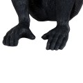 GLOBOSTAR® APES  Μοντέρνο Επιτραπέζιο Φωτιστικό Πορτατίφ με Ντουί 1 x E27 AC 220-240V IP20 - Μαύρο - Μ30 x Π27 x Υ30cm