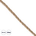 DECOR-ROPE  Εύκαμπτο Διακοσμητικό Σχοινί Τριχιά Πλεκτό 200 Μέτρα Διαμέτρου 5mm Μπεζ D5mm x L200m