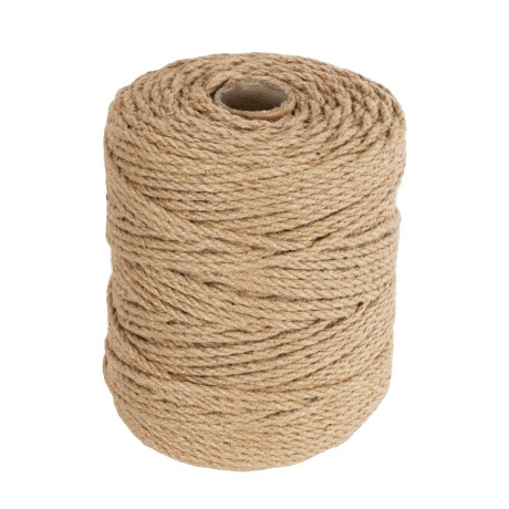 DECOR-ROPE  Εύκαμπτο Διακοσμητικό Σχοινί Τριχιά Πλεκτό 200 Μέτρα Διαμέτρου 5mm Μπεζ D5mm x L200m