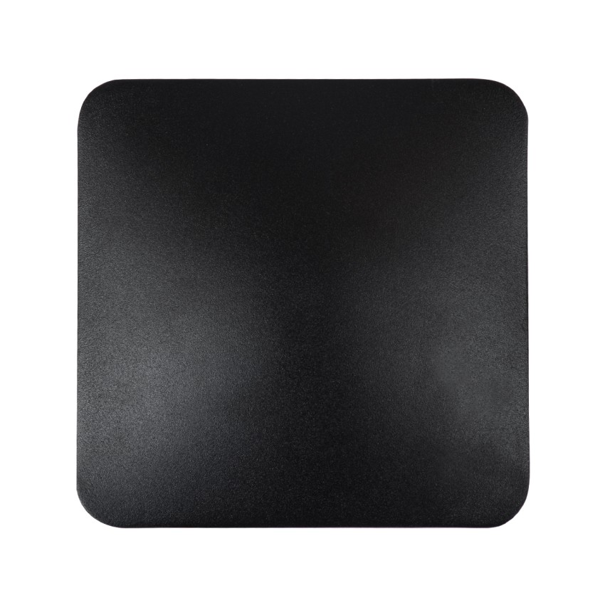 HELIO-S  Φωτιστικό Τοίχου - Απλίκα Αρχιτεκτονικού Φωτισμού Εσωτερικού/Εξωτερικού Χώρου LED 7W 840lm 120° x 360° AC 220-240V Αδιάβροχο IP65 Μ16 x Π5 x Υ16cm - Φυσικό Λευκό 4500K - Μαύρο - Τετράγωνο - Bridgelux Chip