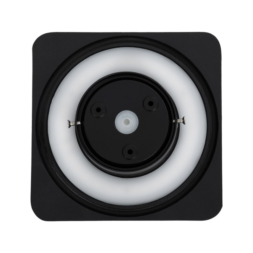 HELIO-S  Φωτιστικό Τοίχου - Απλίκα Αρχιτεκτονικού Φωτισμού Εσωτερικού/Εξωτερικού Χώρου LED 7W 840lm 120° x 360° AC 220-240V Αδιάβροχο IP65 Μ16 x Π5 x Υ16cm - Φυσικό Λευκό 4500K - Μαύρο - Τετράγωνο - Bridgelux Chip