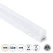TUBO  Γραμμικό Φωτιστικό Οροφής Linear LED Τύπου T5 Επεκτεινόμενο 5.5W 539lm 180° AC 220-240V IP20 Πάγκου Κουζίνας με Διακόπτη On/Off Μ30 x Π2.2 x Υ3.5cm Φυσικό Λευκό 4500K - Λευκό